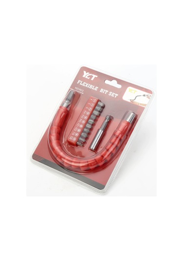 Neevoyu Karbon Çelik 10 Tornavida Ucu + Uzatma Çubuğu + Esnek Eklenti, Akülü Matkap Aksesuarı Seti