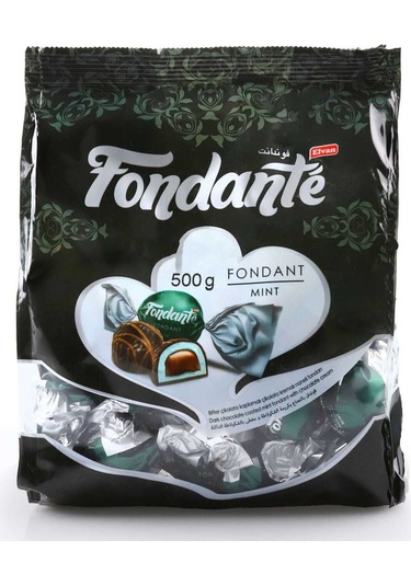 Fondante Çikolata Dolgulu Naneli 500 Gr. (1 Poşet)