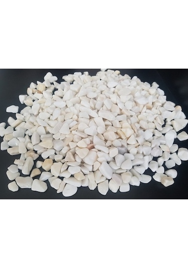 Dolomit Taş Beyaz Taş 25 Kg 1-2 Cm Dere Taşı Çakıl Taşı Dolamit