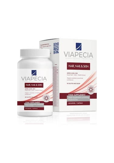 ViaPecia Saç Tırnak Cilt Koruma Multivitamin 60 Kapsül