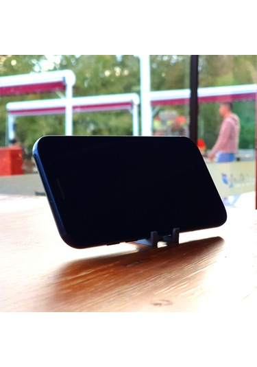 Kişiye Özel Kalp Desenli Mini Telefon Standı - Cep Telefon Tutucu