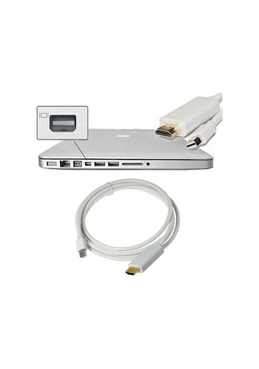 Mini Displayport Thunderbolt To Hdmi Kablo MacBook Uyumlu Görüntü 3Mt