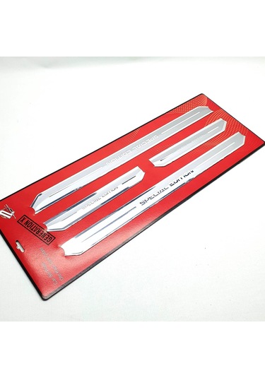Special Edition Kapı Eşik Çıtası Alüminyum 4 Lü Set