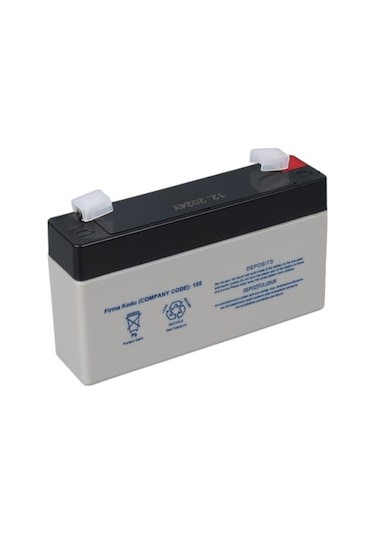 Yokohama Yh-61.3 6 Volt - 1.3 Amper Akü 98x25x52 Mm