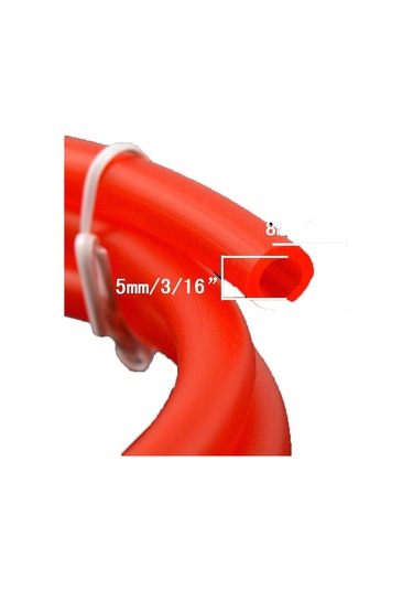 Motosiklet Yakıt Hortumu Slikon Kırmızı