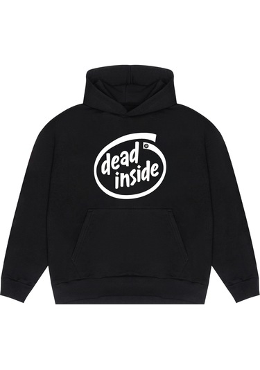 Intel Pentium Dead Inside Parodi Unisex Oversize Premium Hoodie