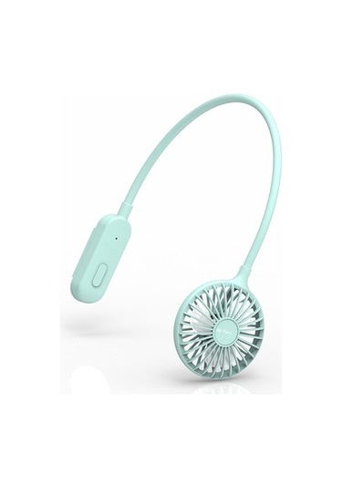 Asma Boyun Kulaklık Klipsli Fan Öğrencisi Yurt Taşınabilir Usb Katlanır Mini Fan Yeşil 3251 Yeşil