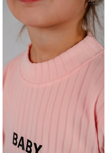 Kreş İçin Yumuşak Uzun Kollu Tişört 252743458 Pembe
