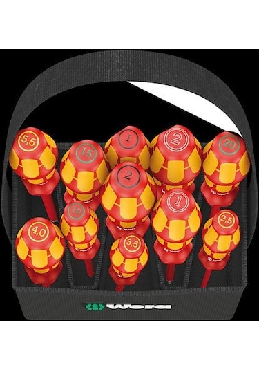 Wera Kraftform 2go 100 Form 2go 100 11 Parça Vde 1000 Volt İzoleli Tornavida Takımı