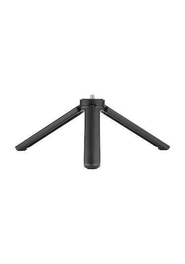 Hafif Mini Masaüstü Tripod Alüminyum Alaşımlı Tripod Standı 1/4 İnç Vida Anahtarı İle Dslr Ildc Kamera Video Kamera Projektör İçin Siyah