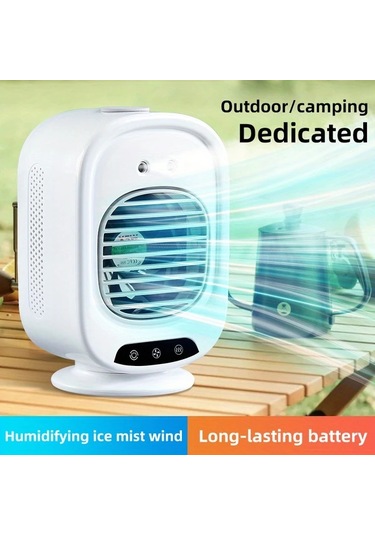 Motion003 Beşik Baş Sallamama Taşınabilir Akıllı Mini Klima Fanı Usb Şarjlı Sessiz Çalışma Ev Ofis Seyahat Balıkçılık