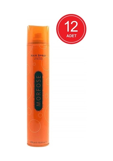 Morfose Ultra Strong Saç Spreyi 12 x 400 ML