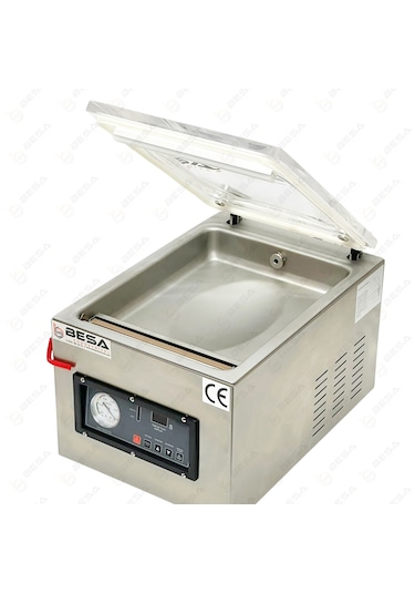 Besa 26 Cm Tek Çene Gıda Ve Sucuk Vakum Makinesi Çelik