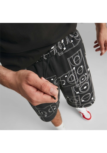 Puma Courtside Booster Basketball Erkek Şort 538561 01 Siyah