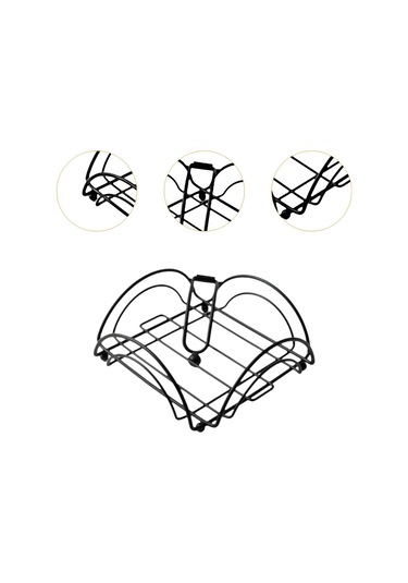 Homyl Dik Peçete Dispenseri Peçetelik Yemek Masası Siyah Siyah