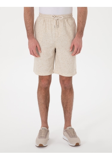 Pierre Cardin Erkek Bej Şort Örme 50302548-vr011 Bej