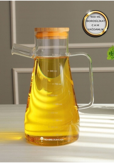 Paçi Masterchef Borosilikat Cam 900ml Yağdanlık