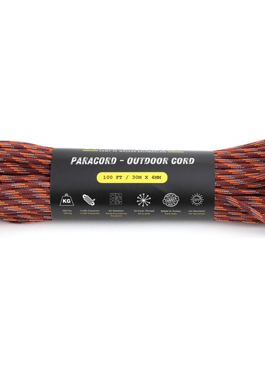 On Off Kamp Paracord Hayatı İdame Ve İlk Yardım İpi - Kahverengi PR-8053 Renkli