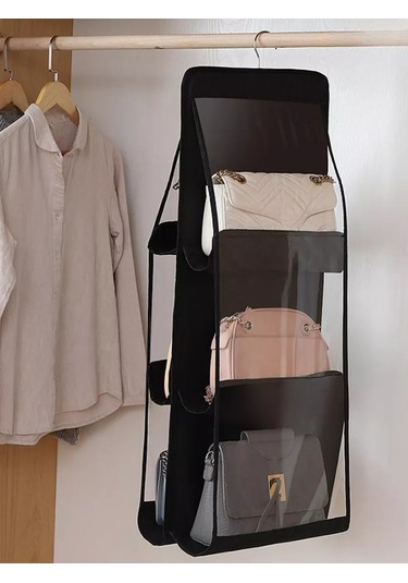 Homlove Çamaşır Ve Çanta Saklama Asma Düzenleyici 143634213 Siyah