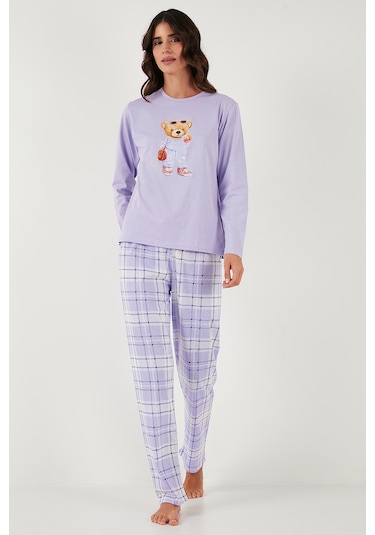 Lela Bayan Pijama Takımı 65723314 Lila LILA