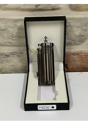 Promise Gaz Göstergeli Üçlü Ateşlemeli Füme Renk Kişiye Özel Çakm