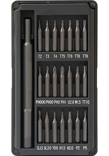 Workpro Wp200511 22 Parça Profesyonel Manyetik Saatçi Tornavida Seti Fr Wp200511
