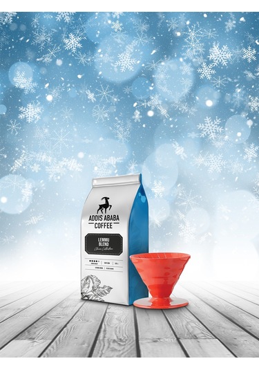 Addis Ababa Lemmu Blend Filtre Kahve 225 G + V60 Dripper