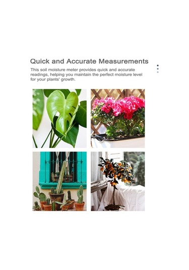 Ulzyvf Taşınabilir Toprak Nem Ölçer - Işık Alarmlı Toprak Analiz Cihazı