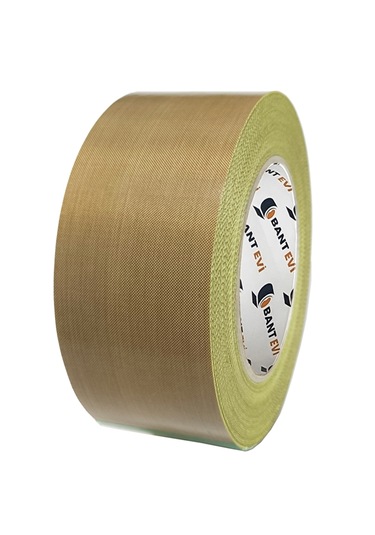 Teflon Bant 50mmx10mt Yapışkanlı Teflon Kaplı Cam Kumaşı Ptfe