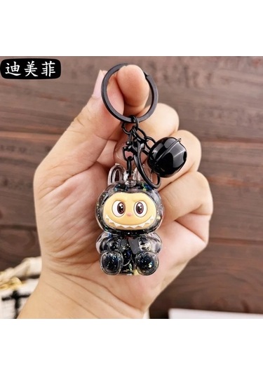 Novahub Labubu Koyun Oturan Anahtarlık Sırt Çantası Kız Kolye, F Model, Acrylic Malzeme, 18+ Yaş