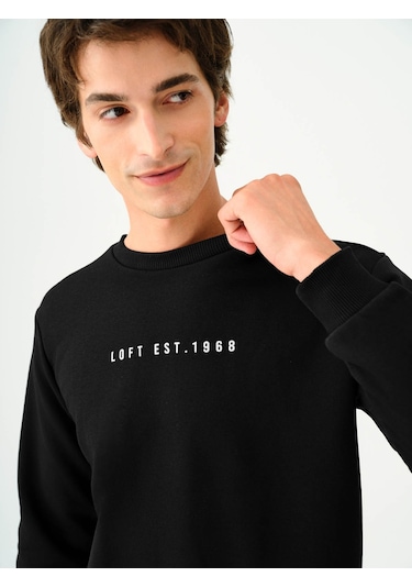 Loft Erkek Sweatshirt Siyah Lf2037100 25kp69000085 P6934 Siyah