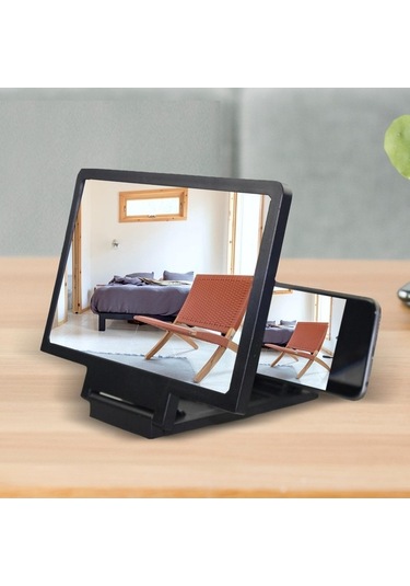 Trendooze Homyl Ekran Büyüteç, 7,20x5,63 İnç, Siyah, Kino Uygun 7,20 İnç X 5,63 İnç