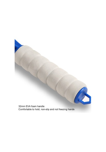 Vkemall Kırmızı Pp+eva Mini Araba Buz Kırıcı - Soğukta Camı Temizleyen, El Aynalı Kolu İle Kırmızı