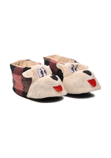 Pembe-siyah-bej Kadın Panduf Köpekli Panduf G Pembe-siyah-bej Bej - Pembe - Siyah