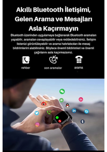 Spovan Electro Air Basınçlı Tansiyon Kan Şeker Ölçer Akıllı Saat (Distribütör Garantili)