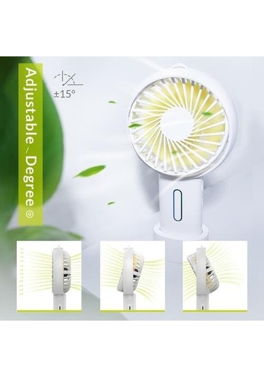 Mini Usb Fan Taşınabilir El Fan Masaüstü Usb Şarj Edilebilir Hava Soğutma Fanı Için Ev Ofis Öğrenci Yurdu 2000mah 6492 Pembe