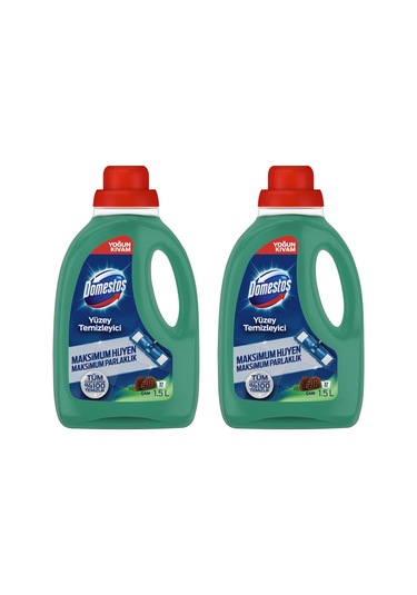 Domestos Yüzey Temizleyici 1500 Ml Çam 2 Li 2'li Set