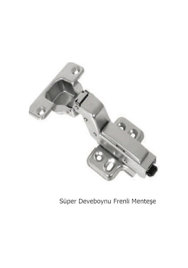 Fors Frenli Pistonlu Yavaş Kapanan Dolap Menteşesi Tam Deveboynu