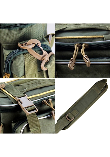 F88 Olta Takımı Çanta Olta Takımı Saklama Çantası Organizatör,siyah