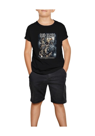 Iced Earth Siyah Çocuk Tişört Siyah