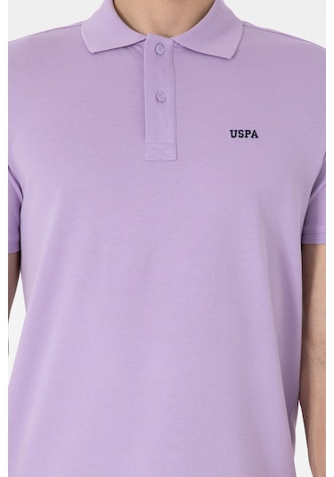 U.S. Polo Assn. Erkek Regular Fit Polo Yaka Lila Basic Tişört 50306007-VR034 U.S. Polo Assn. Erkek Regular Fit Polo Yaka Lila Basic Tişört 50306007-VR034
