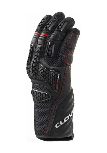 Clover Gts-3 Korumalı Yazlık Motosiklet Eldiveni Siyah