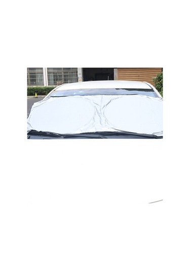 Lemestar Araba Güneşlik Ön Cam Koruyucu, Gümüşlü Dokuma, Uv Ve Isı Engelleyici, 150x70 Cm, Ev Araçları İçin Evrensel, Kolay Kurulum Clip Tipi