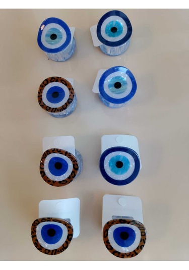 Şehrazat Handmade Orta Boy Nazar Boncuklu Toka Çok Renkli