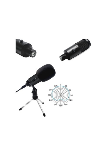 Usb Kondenser Mikrofon Usb Girişli Kondenser Mikrofon Seti