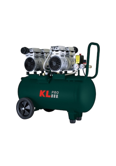Klpro KLK50S2 8 Bar 50 L 2 Hp Çift Motor Sessiz Hava Kompresörü