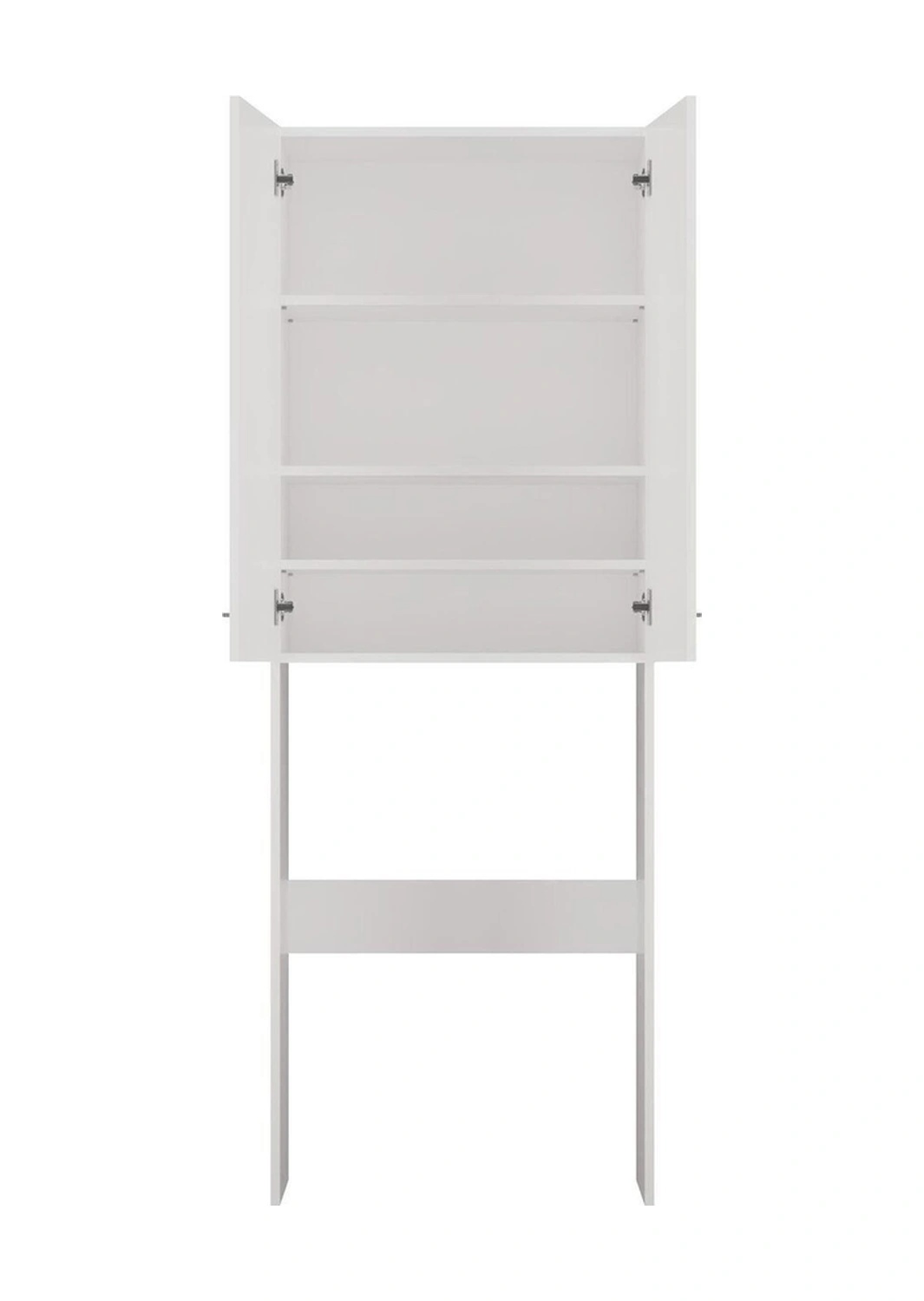 Ruken Banyo Dolabı-çok Amaçlı-çamaşır Makinesi Dolabı Beyaz