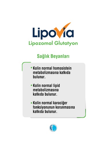 LIPOVIA Lipozomal Glutatyon 30 Bitkisel Kapsül 8680133001451