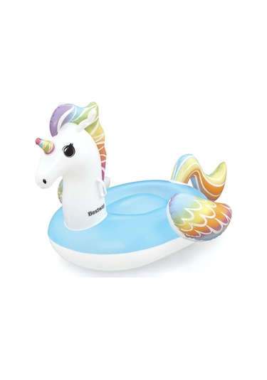 Bestway Yetişkin Çocuk Yelpaze Şişme Yüzme Matı Unicorn 404060680