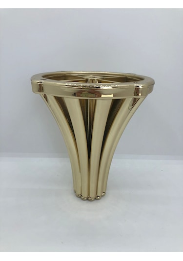 PLASTİK. 12 cm GOLD KAPLAMA, KOLTUK,MOBİLYA,ÜNİTE AYAĞI (4 ADET)